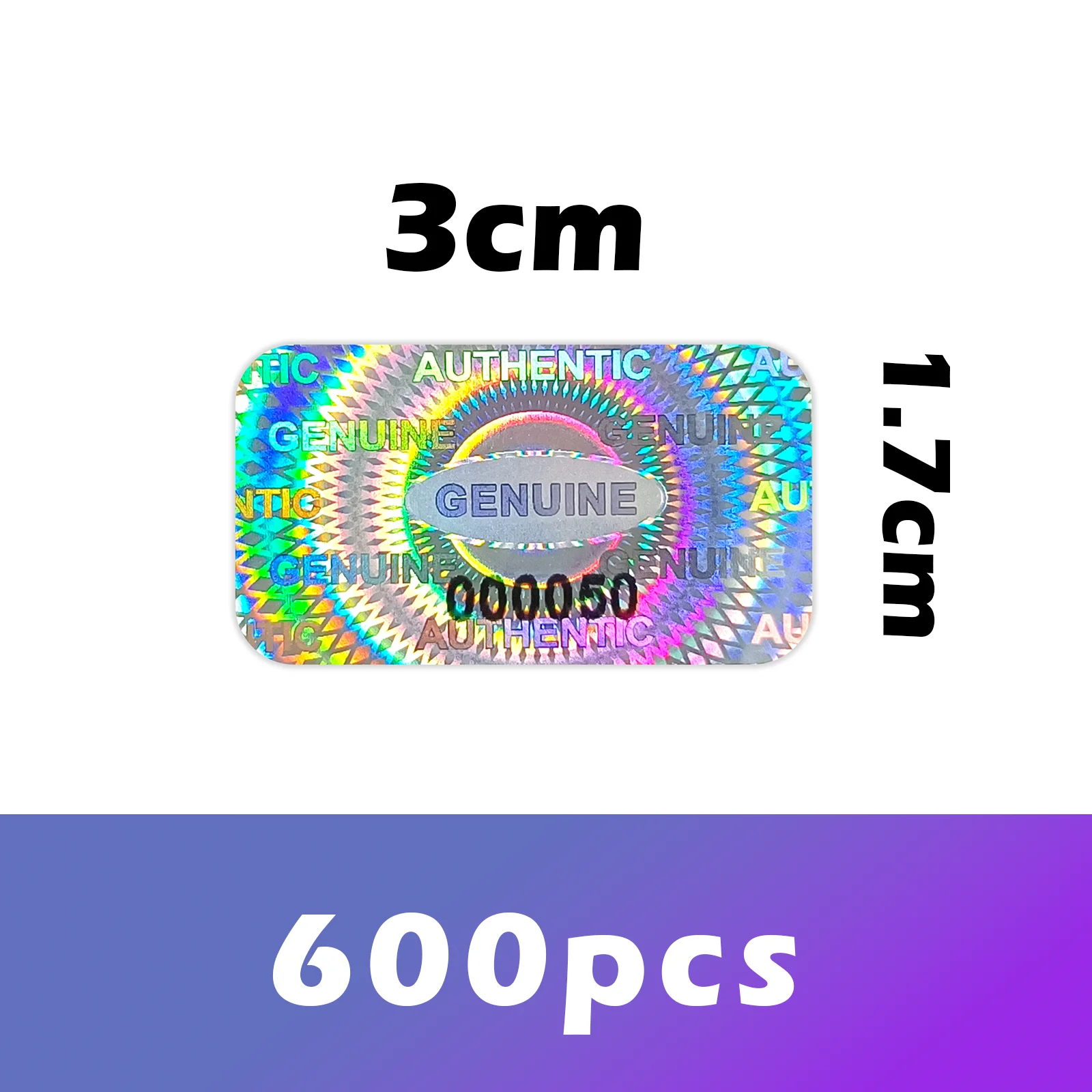 Holographic Tamper Evident Warranty Stickers 13 Holographic Tamper Evident Warranty Stickers - Image 13