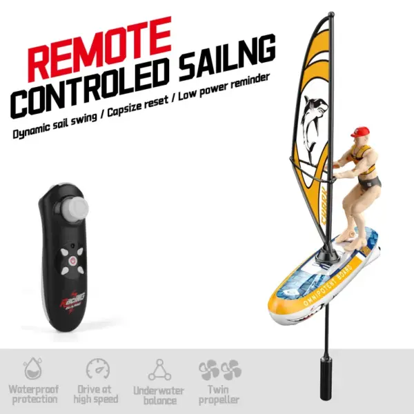 Remote Control Sailboat for Pool Play - Image 8