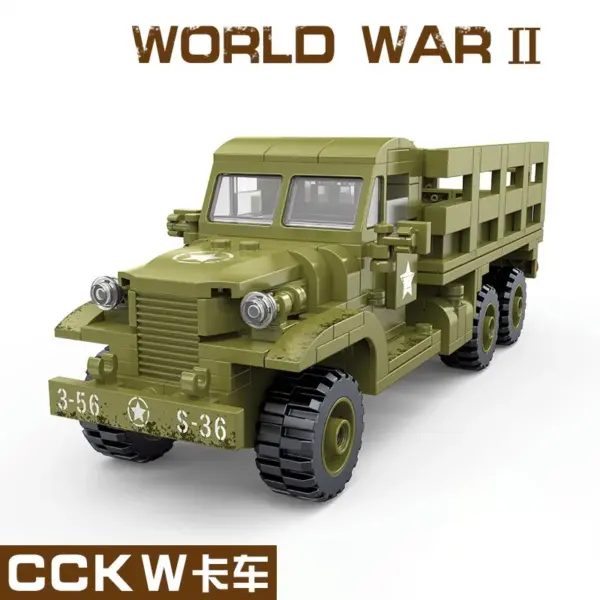 WW2 Military Tank and Aircraft Building Blocks Kit - Image 11