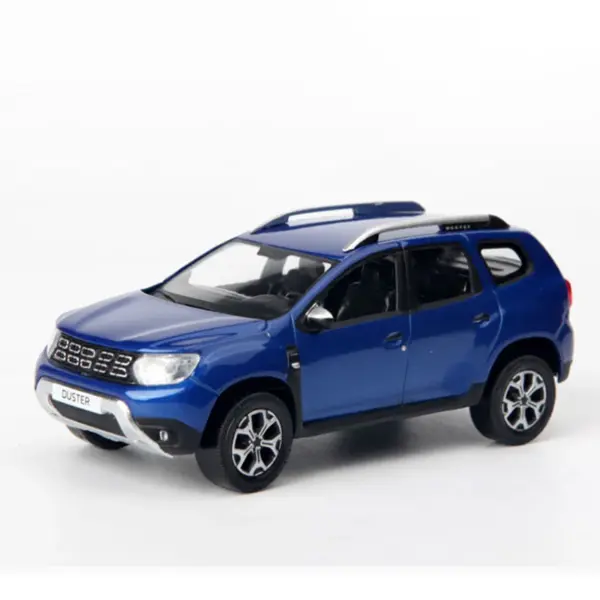 Diecast 1:43 Duster 2020 SUV Model Blue - Image 7