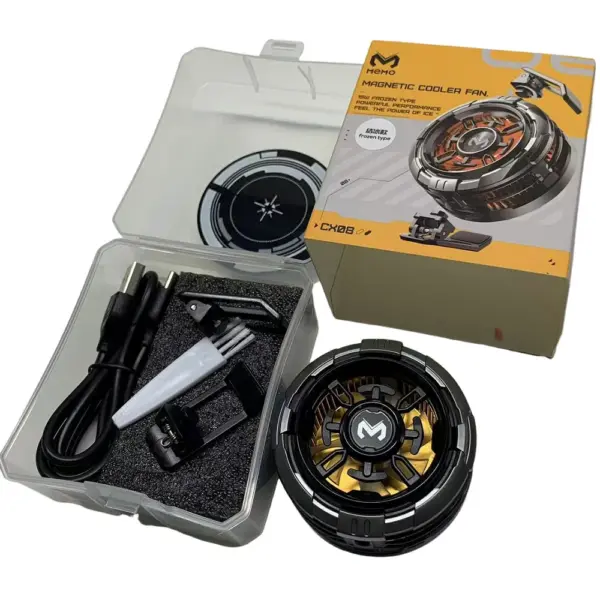MEMO CX08 High-Power Phone Cooler with Magnetic Clamp - Image 6
