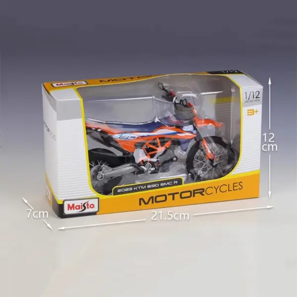 2023 Ktm 690 Smc R Alloy Diecast Motorcycle Model - Image 5