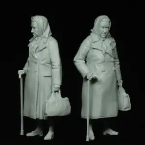 1/35 Scale Resin Elderly Woman Model Kit 6 Sdb8c6d0d87af4d878a547cd1df3911a9G