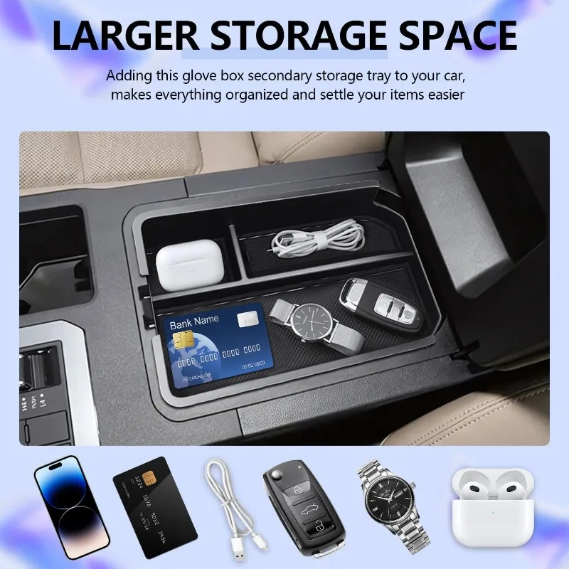 Toyota Land Cruiser Prado J250 Console Organizer 4 Toyota Land Cruiser Prado J250 Console Organizer - Image 4