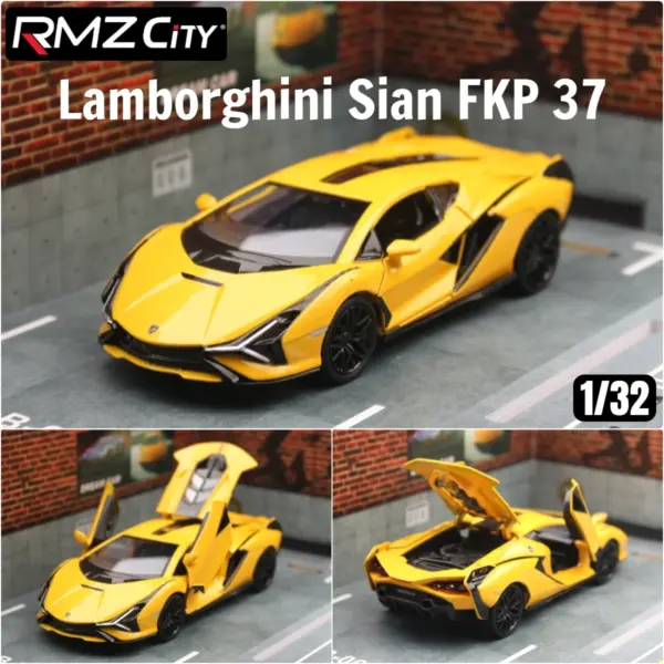 1/32 Lamborghini Sian FKP 37 Diecast Model - Image 7