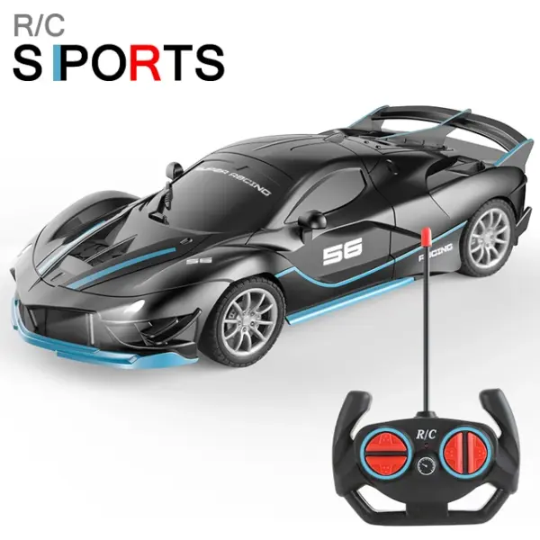 1/18 RC Car LED Light Remote Control Sports Car - Image 27