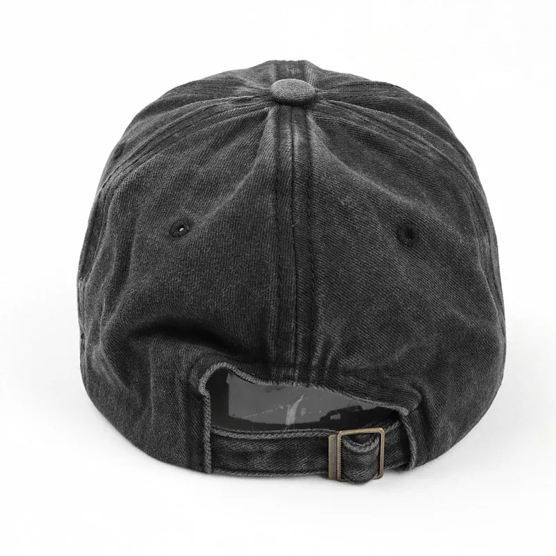 Retro Washed Distressed Love Embroidered Baseball Cap 2 Retro Washed Distressed Love Embroidered Baseball Cap - Image 2