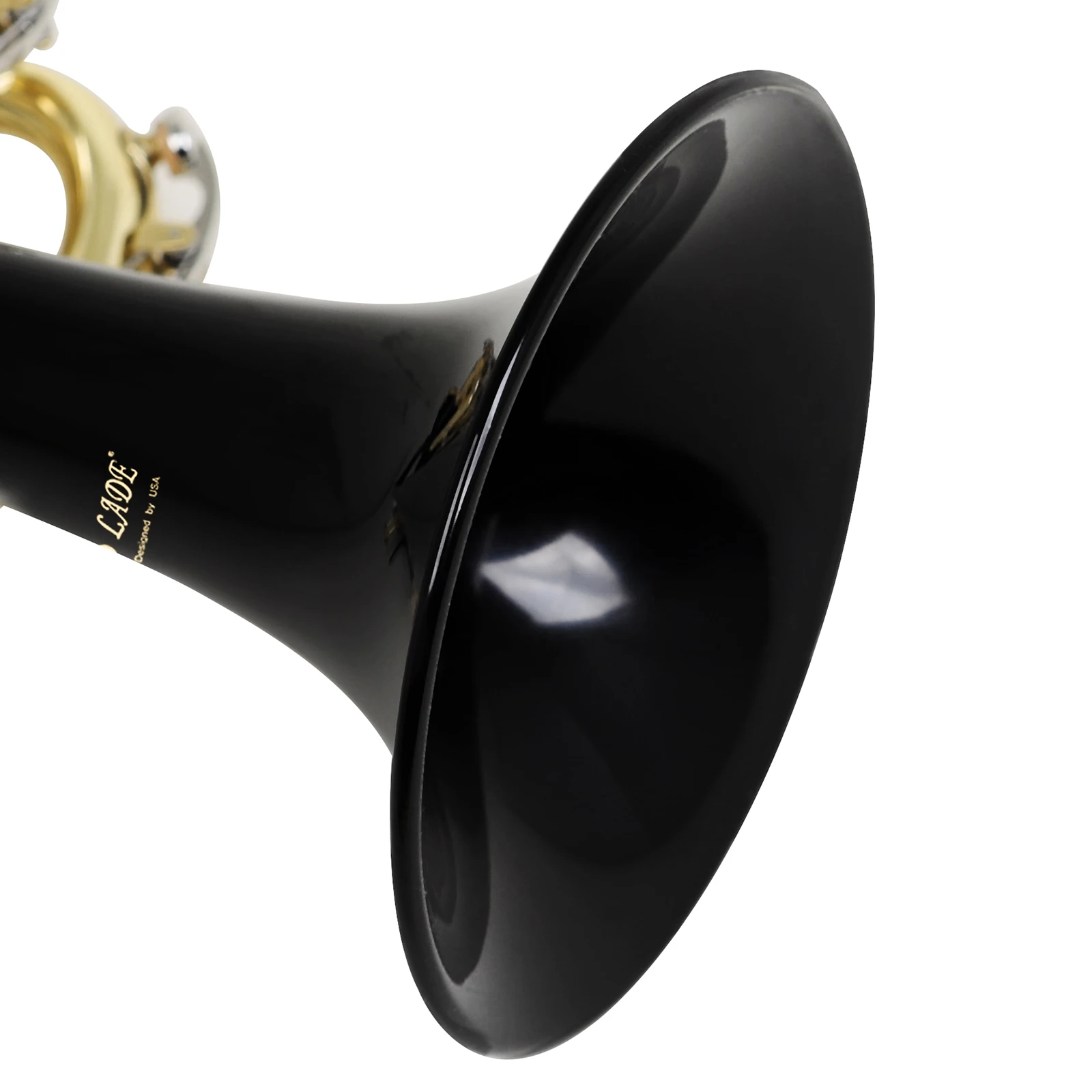 Gold-Plated Bb Trumpet with Case and Mouthpiece 6 Gold-Plated Bb Trumpet with Case and Mouthpiece - Image 6