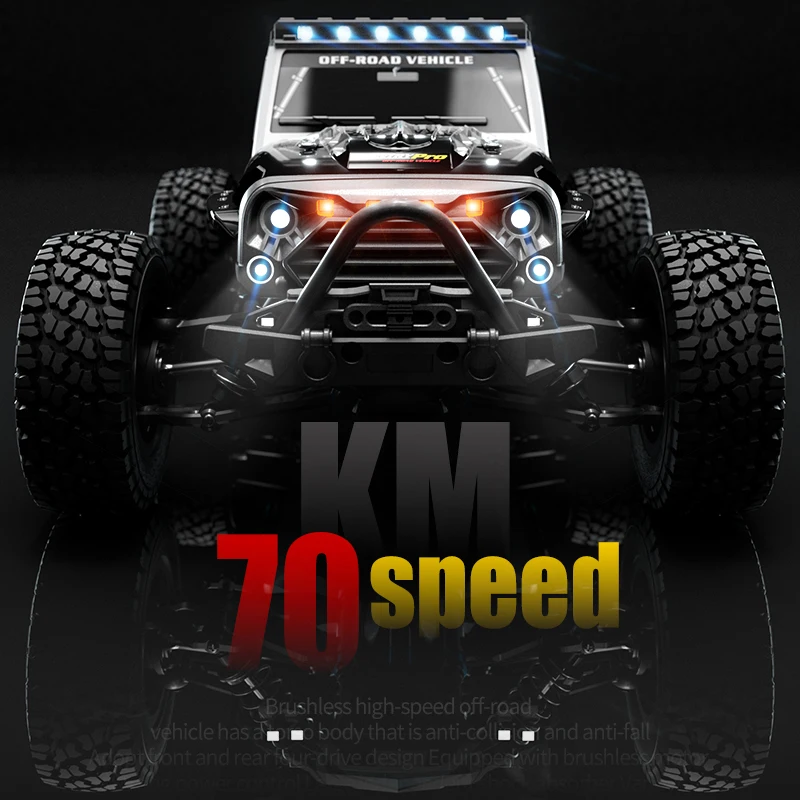 16103PRO 2.4GHz Brushless RC Car 70KM/H 2 16103PRO 2.4GHz Brushless RC Car 70KM/H - Image 2