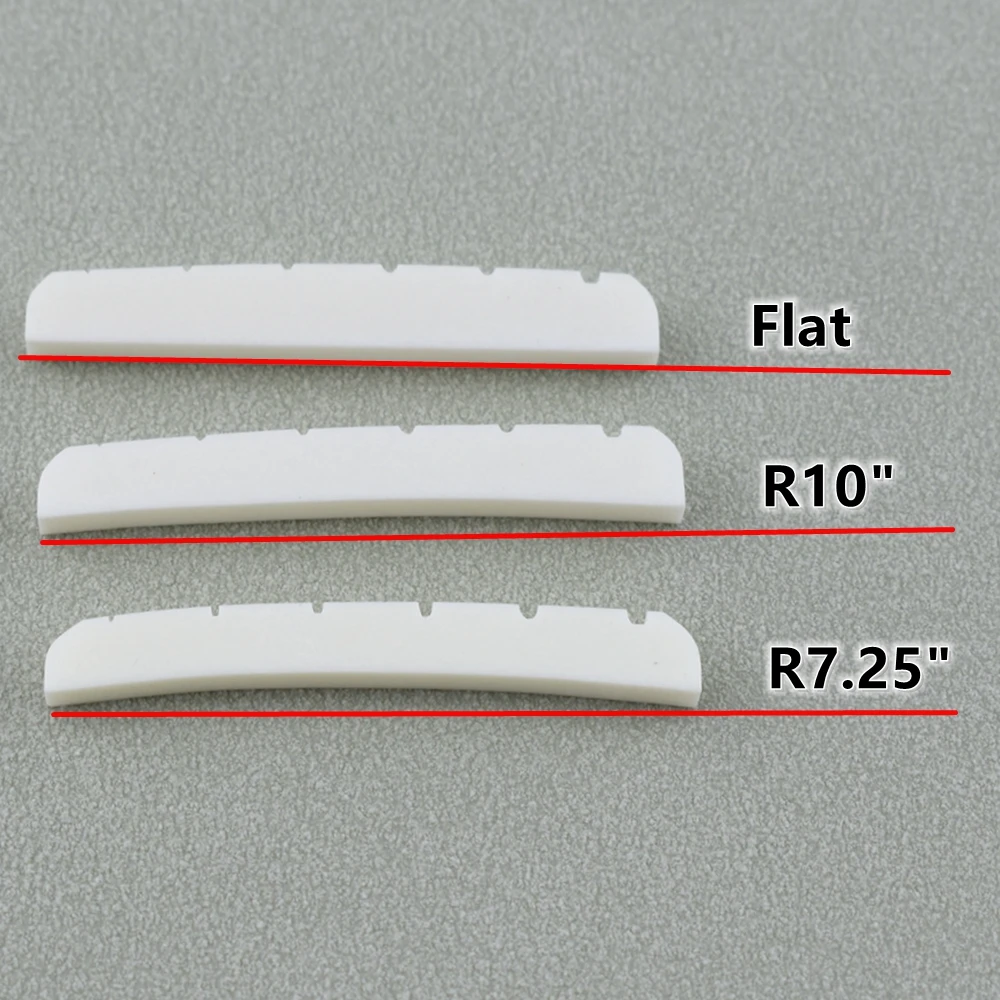 Flat Bone Nut for Electric Guitar 42mm/43mm 2 Flat Bone Nut for Electric Guitar 42mm/43mm - Image 2