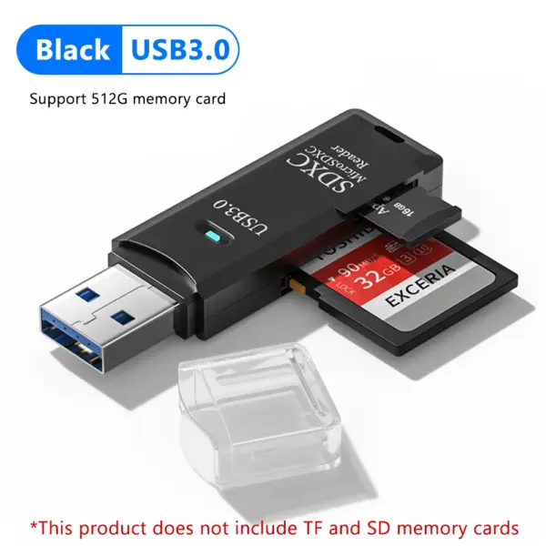 USB 3.0 High-Speed SD TF Card Reader - Image 9