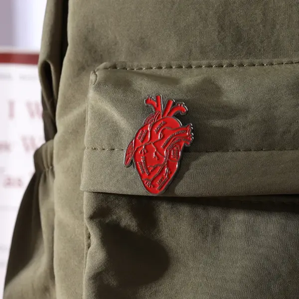 Heart Liver Lung Brain Enamel Pins for Medical Enthusiasts - Image 6