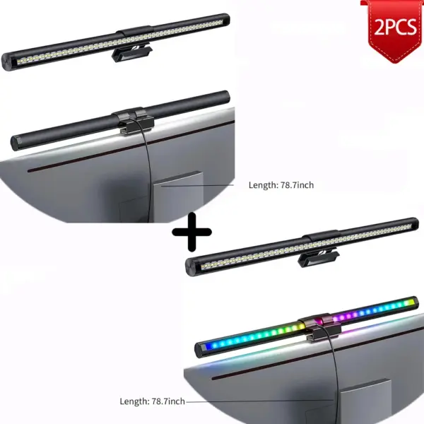 RGB LED Monitor Light Bar for Computer Setup - Image 7