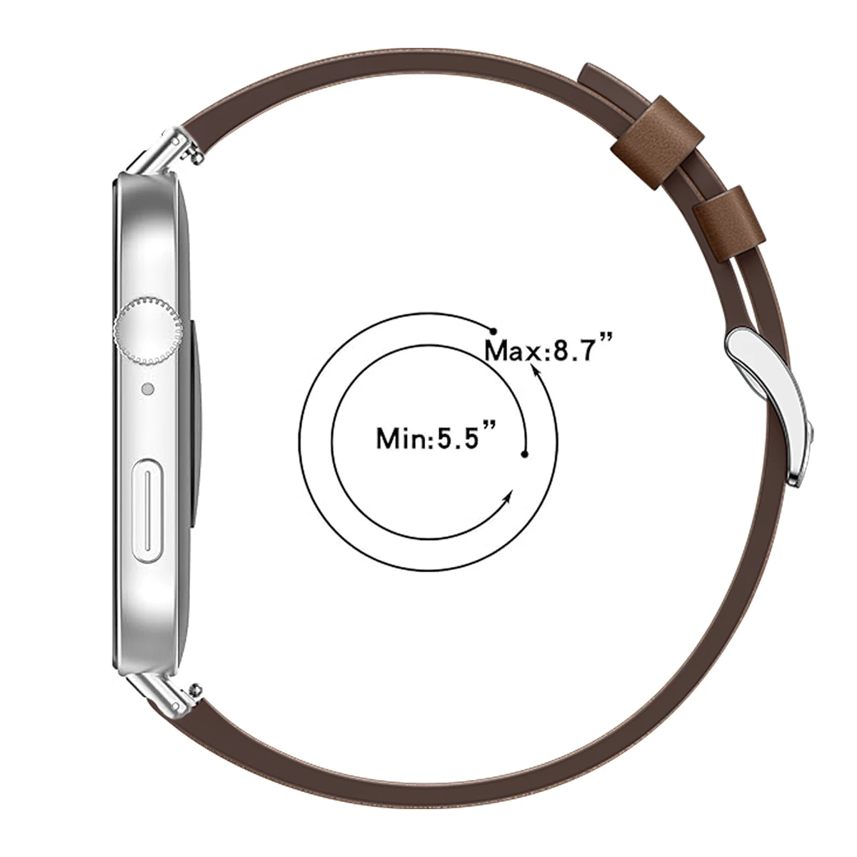 Leather Strap for Huawei Watch Fit 3 4 Leather Strap for Huawei Watch Fit 3 - Image 4