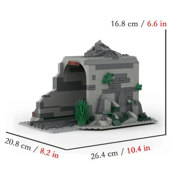 Creative Train Tunnel Building Blocks Set - Image 7