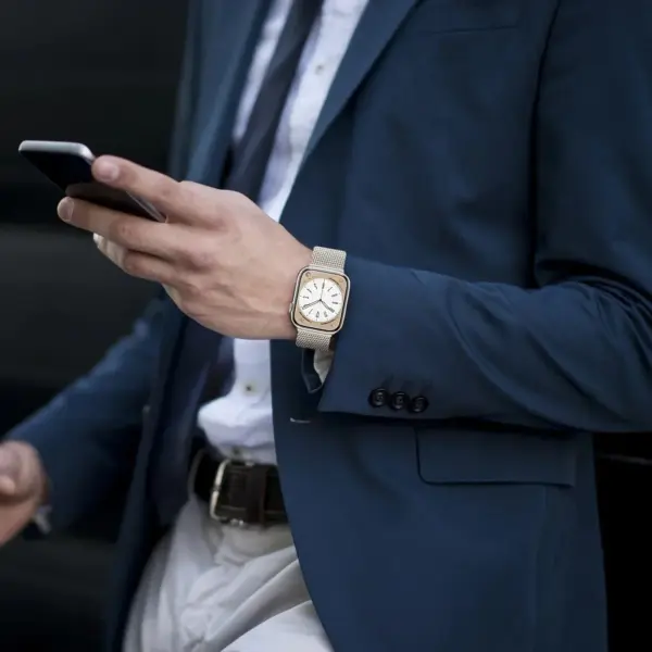 Milanese Loop Strap for Apple Watch 49mm 45mm - Image 4