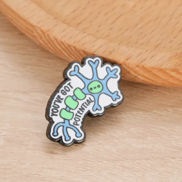 You've Got Potential Neuron Brooch Badge for Backpack - Image 2