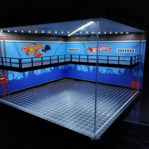 1/64 1/43 Scale Car Garage Diorama Model 28 Sdeff4f6268f04b37a1233bf200add3c0p 2