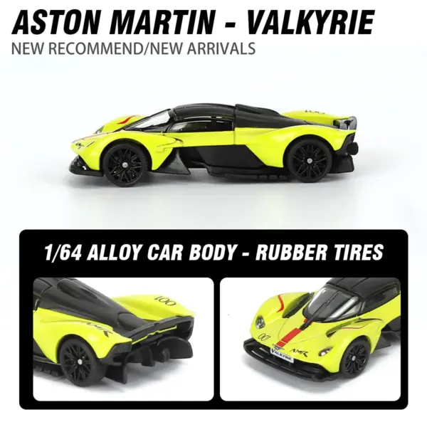 TSL 1/64 Aston Martin V12 Diecast Car Model - Image 6