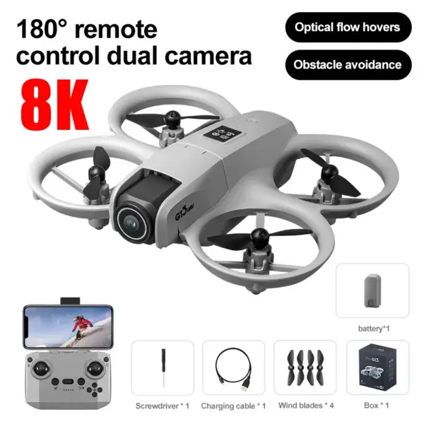 GT3 8K GPS Quadcopter Drone with Remote - Image 7