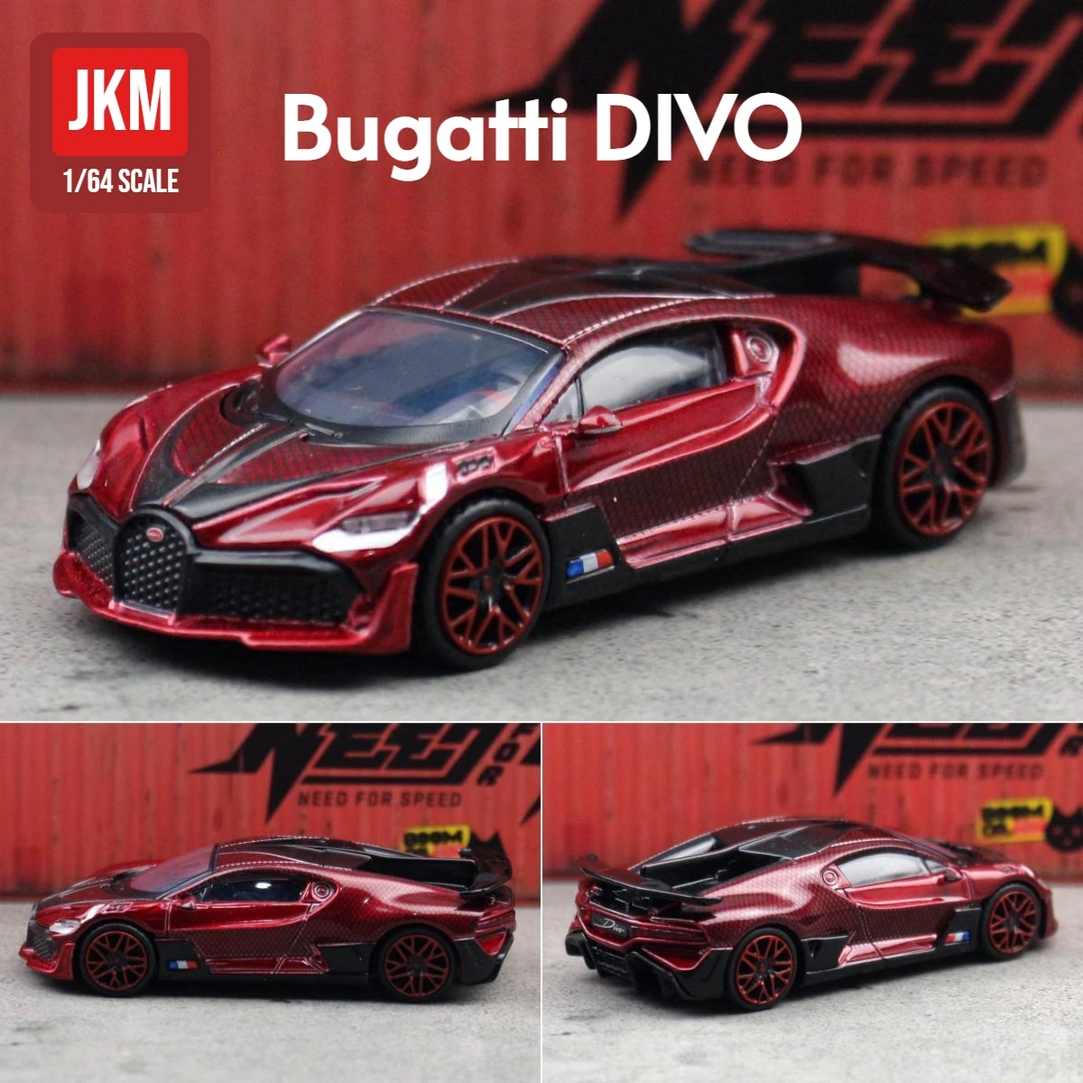 1/64 Scale Bugatti Divo Model Car by JKM 1 1/64 Scale Bugatti Divo Model Car by JKM