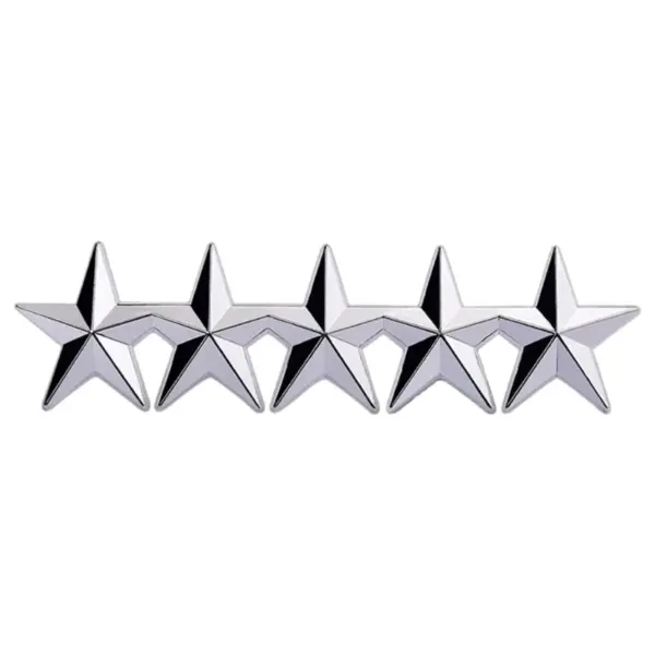Chinese Style Metal Five-Pointed Star Badge Set - Image 18