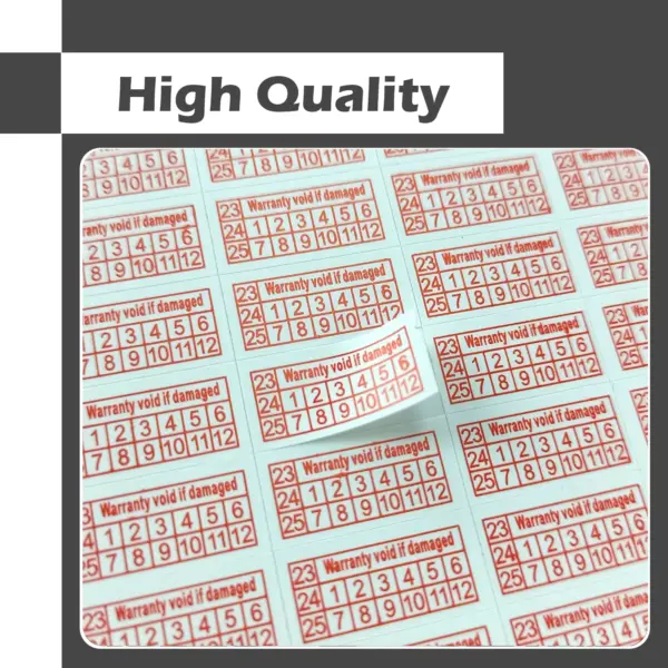 Warranty Void Fragile Label Stickers 250 Pcs - Image 4
