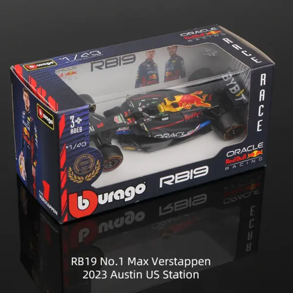 Burago 1:43 Oracle Red Bull RB19 Model Car - Image 8