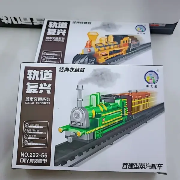 Train Track Urban Transport DIY Building Block Model - Image 2
