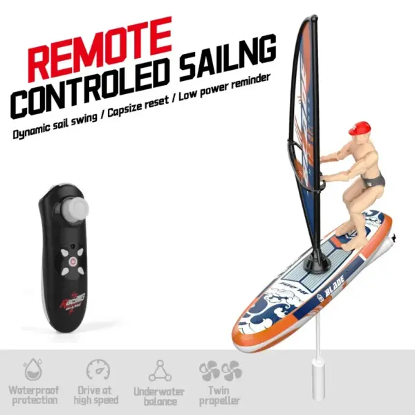 Remote Control Sailboat for Pool Play - Image 2
