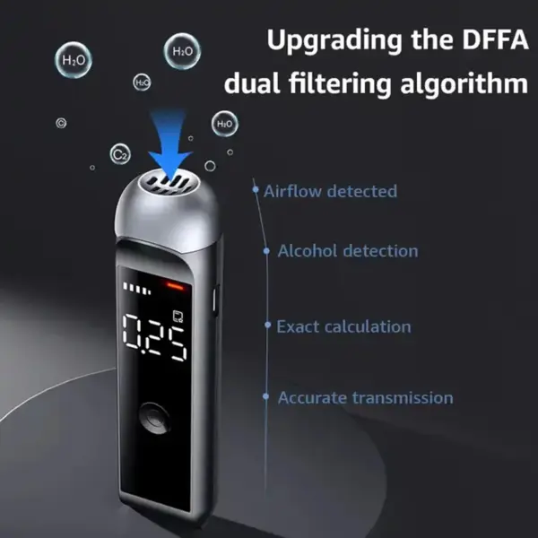 Digital Breath Alcohol Tester Breathalyzer for Car and Home - Image 3