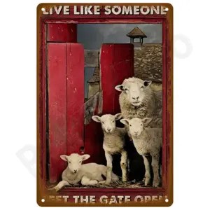 Retro Metal Wall Art Sign 20 x 30cm 47 Se05e35c688af4856b170b9e05bba9e028