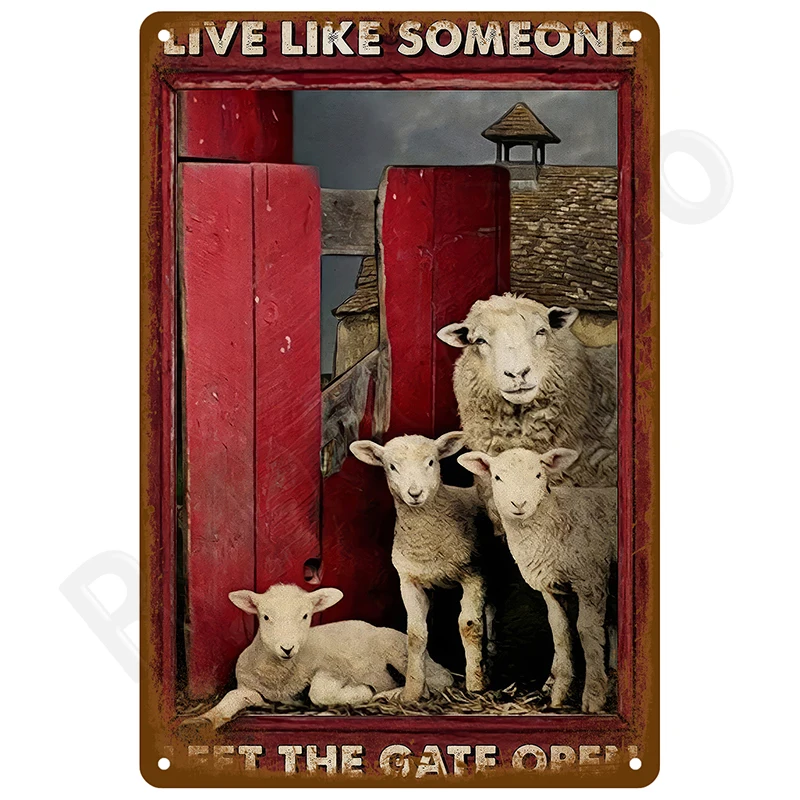 Retro Metal Wall Art Sign 20 x 30cm 13 Retro Metal Wall Art Sign 20 x 30cm - Image 13