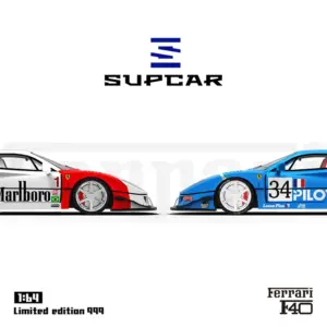 Supcar F40 Marlboro Blue 1/64 Diecast Model 8 Se0df603f7e9f403fb1d289bc3f42d5c93