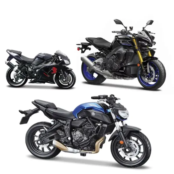 Yamaha MT-07 & Mt10 1:18 Diecast Model Set - Image 13