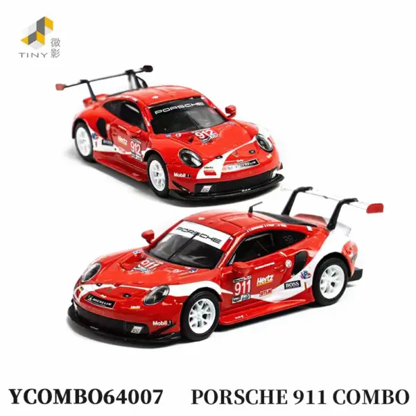 Sparky X Tiny 1:64 Porsche Racing Car Set - Image 9
