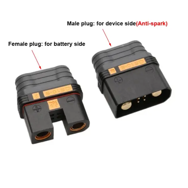 2PCS QS10-S Anti-spark Battery Connectors for RC Drones - Image 2