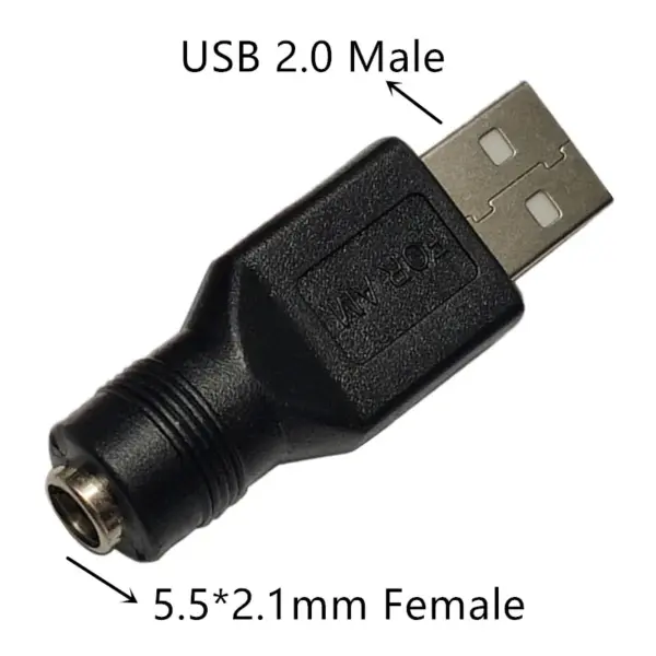 USB to DC 5.5x2.1mm Power Adapter Connector - Image 11