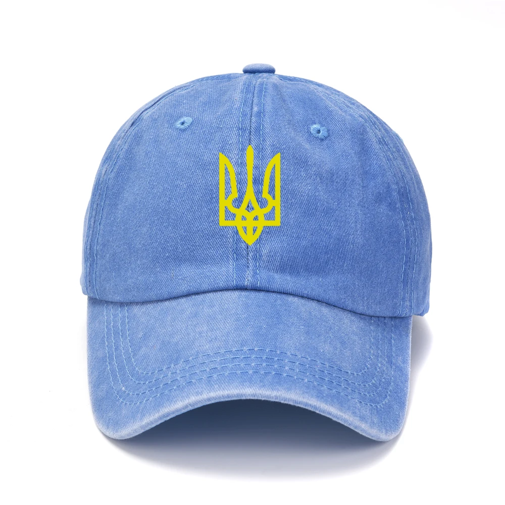 Ukraine Washed Cotton Retro Baseball Cap 8 Ukraine Washed Cotton Retro Baseball Cap - Image 8