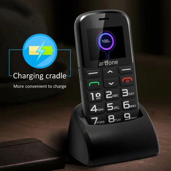 Artfone CS188 Senior Cellphone with Large Buttons and SOS - Image 4