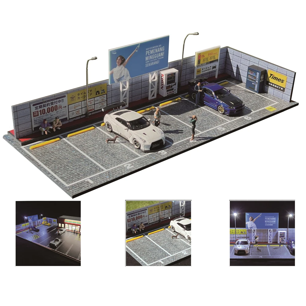 1:64 Scale LED Car Garage Diorama Model 31 1:64 Scale LED Car Garage Diorama Model - Image 31