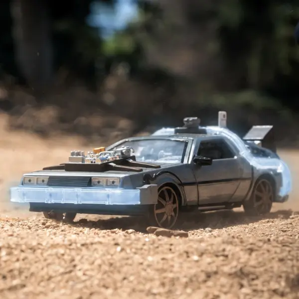 Back to the Future DeLorean Diecast Model - Image 6