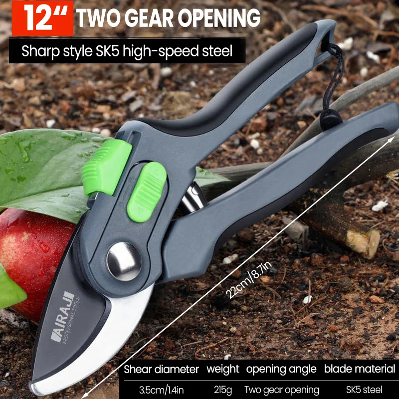 AIRAJ Garden Pruning Shears Ratchet Tool Set 8 AIRAJ Garden Pruning Shears Ratchet Tool Set - Image 8