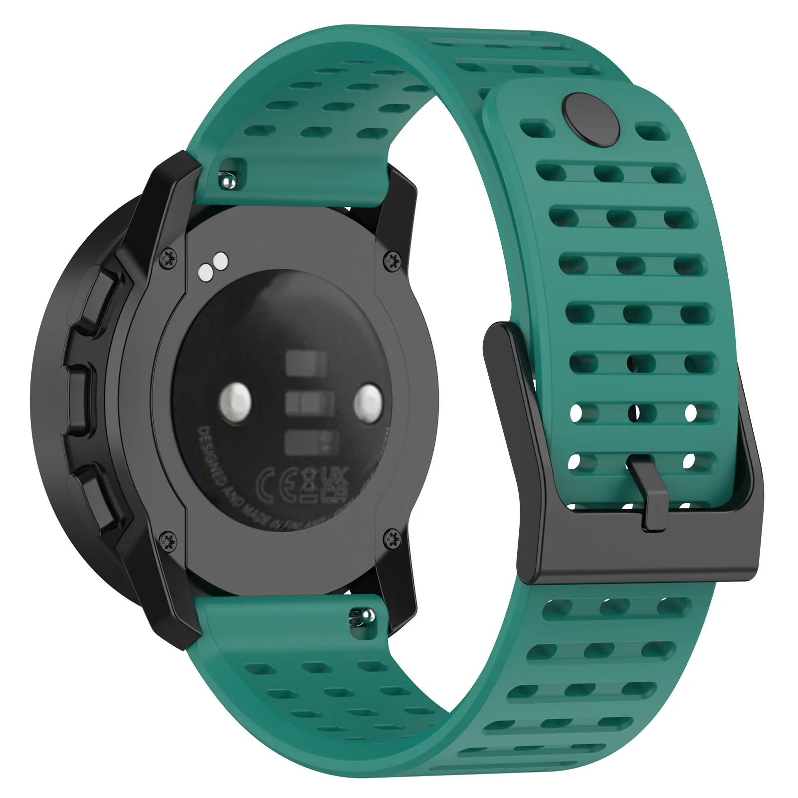 22mm Silicone Watchband for Suunto Models 9 22mm Silicone Watchband for Suunto Models - Image 9