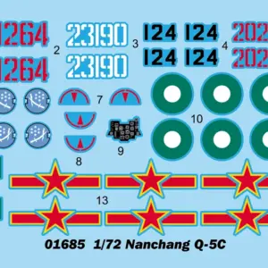 1/72 PLAAF Nanchang Q-5C Plastic Model Kit 12 Se285867f6dfc48e3a504ee3220a390ac8