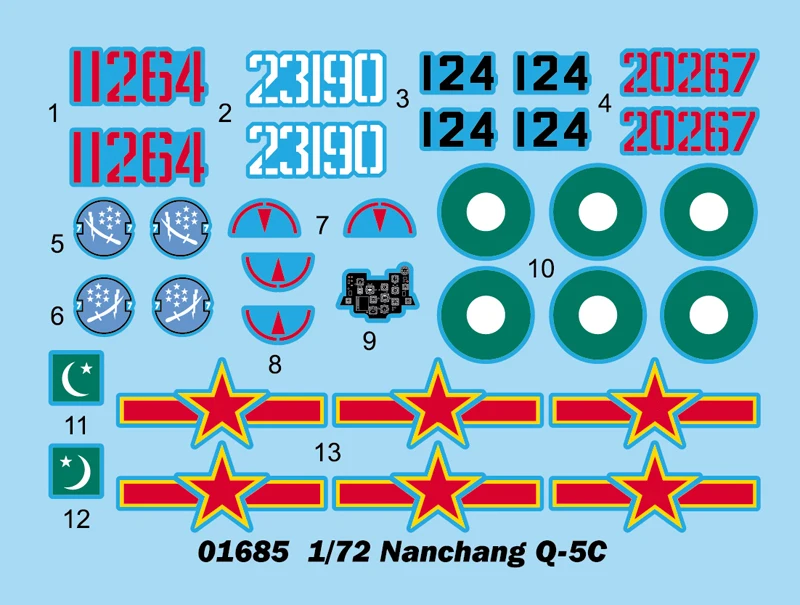 1/72 PLAAF Nanchang Q-5C Plastic Model Kit 3 1/72 PLAAF Nanchang Q-5C Plastic Model Kit - Image 3