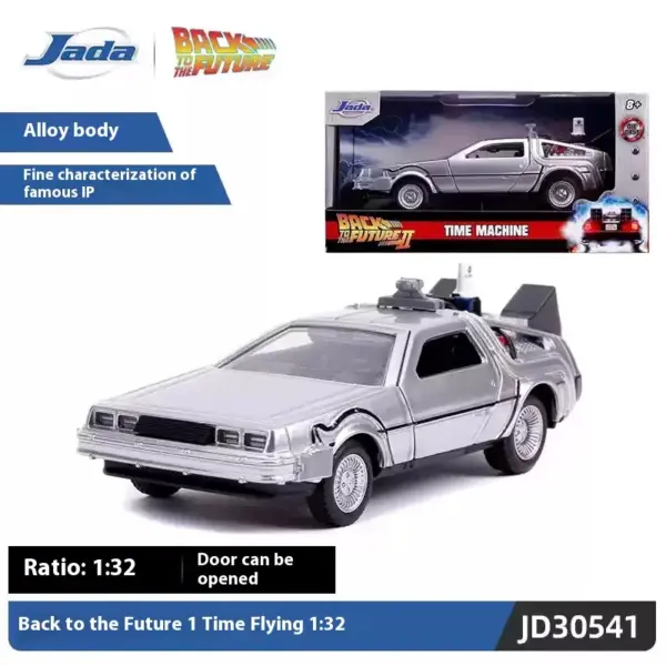 Back to the Future DeLorean Diecast Model - Image 8