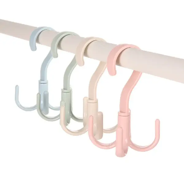 Space Saving Rotated Hanger Hooks for Closet - Image 5