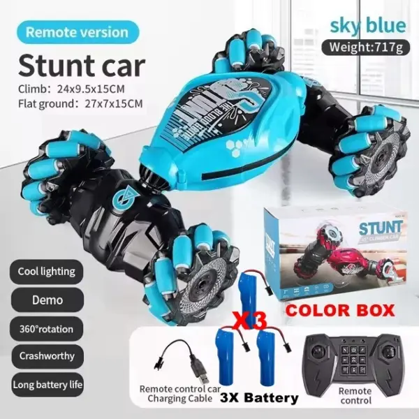4WD RC Drift Stunt Car with Lights and Gesture Control - Image 14