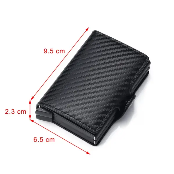 RFID Blocking Leather Wallet with Card Holder - Image 3